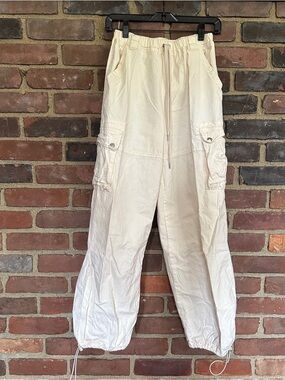 Madden NYC cargo drawstring parachute pants (24 x 28.6) high rise